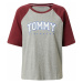 Tommy Hilfiger Underwear Tričká na spanie  modrá / sivá melírovaná / krvavo červená / biela