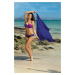 Liliana Royal Blue-Memory M-259 Royal Blue Swimsuit with Dark Pink As in the picture