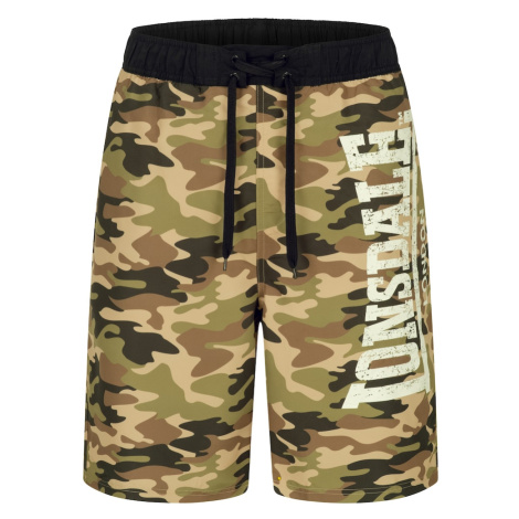 LONSDALE Športové plavky - spodný diel  béžová / svetlohnedá / zelená / čierna / biela