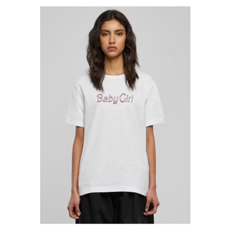 Girls' T-shirt white mister tee