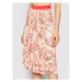 Marciano Guess Plisovaná sukňa Print 1GG700 6063A Ružová Regular Fit