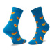 Happy Socks Súprava 2 párov vysokých detských ponožiek KHDO02-6700 Modrá