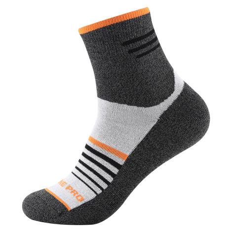 Alpine Pro Kaire Unisex športové ponožky USCA070 neón pomaranč