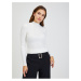 White women's ribbed sweater ORSAY - Ladies