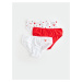 LC Waikiki Girls' Printed Panties 3-Pack