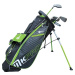 MKids Golf Pro Half Set Left Hand Green 57in - 145cm