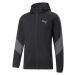 Puma EVOSTRIPE FULL ZIP HOODIE Pánska mikina, čierna, veľkosť