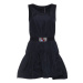 Manila Grace Každodenné šaty A538PU Čierna Regular Fit