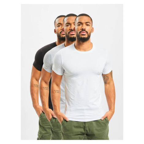 DEF Weary 3-pack t-shirts blk/gry/wht