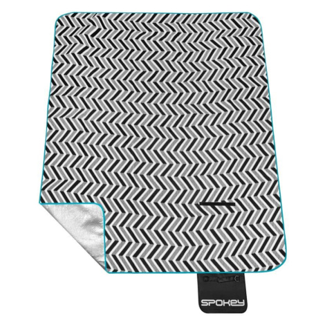 Spokey PICNIC ZIGZAG Picnic blanket with strap, 150 x 180 cm