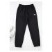 Trendyol Black Regular Fit Label Appliqued Pocket Stitched Sweatpants