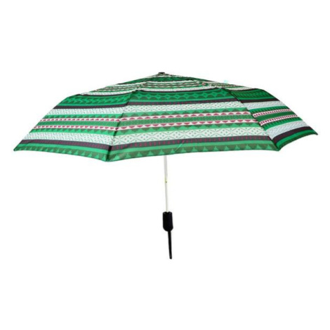 Dámsky zelený vzorovaný dáždnik John-C
