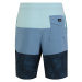 Abercrombie & Fitch Plavecké šortky  námornícka modrá / dymovo modrá / svetlomodrá