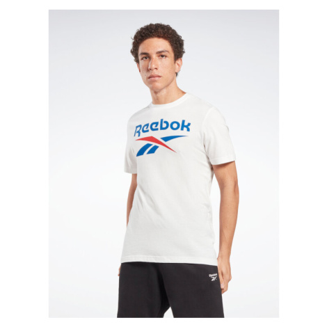 Reebok Tričko Identity HS4976 Biela Slim Fit