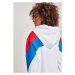 Urban Classics Ladies Oversize 3-Tone Block Hoody wht/firered/brightblue