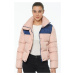 Z6649 DEWBERRY LADIES' COAT-PINK-PARLAMENT