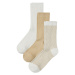 Pletené ponožky (3ks v balení) s recyklovaným polyesterom