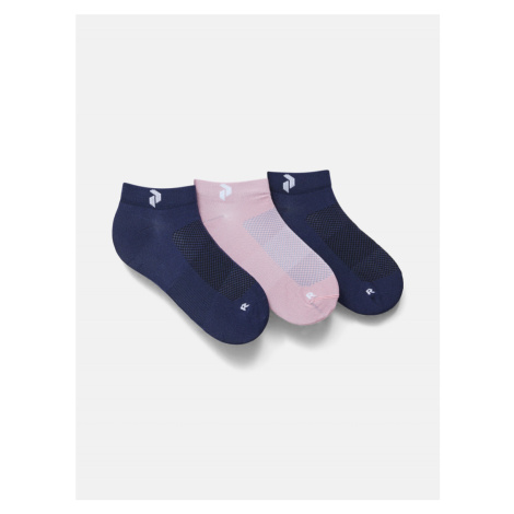 Ponožky Peak Performance Low Sock 3-Pack Blue Shadow