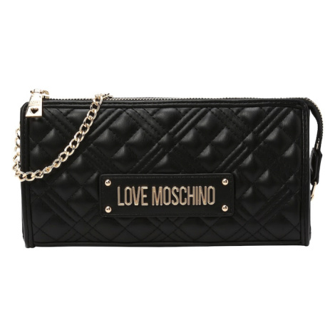 Love Moschino Listová kabelka  zlatá / čierna