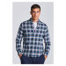 KOŠEĽA GANT D1. REG UT TARTAN CHECK SHIRT PERSIAN BLUE