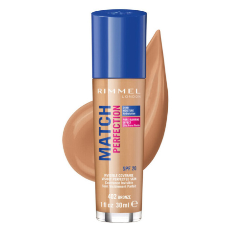 Rimmel London  Match Perfection Foundation - 402 Bronze  Make-upy a podkladové bázy Hnedá