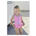 Dievčenské plavky COLOR KIDS Swimsuit W. Application, sugar pink