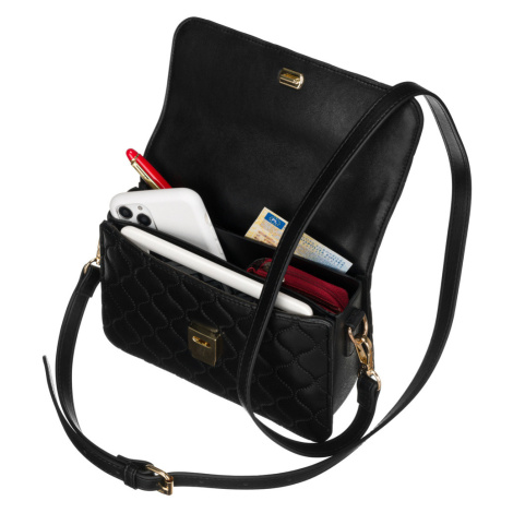 Elegantná, prešívaná crossbody messenger kabelka - David Jones