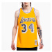 Mitchell & Ness 75th Anniversary Swingman Jersey Shaquille O'Neil Los Angeles Lakers Light Gold 