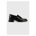 Kožené lodičky Vagabond Shoemakers Blanca dámske, čierna farba, na podpätku