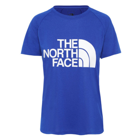 The North Face W Graphic Play Hard slim Fit Tee - Dámske - Tričko The North Face - Modré - NF0A3