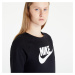 Mikina Nike Sportswear Essential Hybrid Crewneck Black/ White