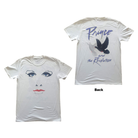 Prince tričko Faces & Doves Biela