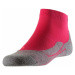 FALKE Športové ponožky 'RU4 Short'  sivá melírovaná / ružová