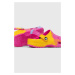 Detské šľapky Crocs CLASSIC OMBRE CLOG fialová farba