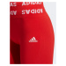 ADIDAS SPORTSWEAR Športové nohavice  ohnivo červená / biela