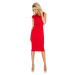 Dámské šaty model 6878205 Červená L - numoco