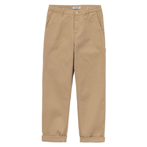 Carhartt WIP W' Pierce Pant Dusty H Brown Dámske - Nohavice Carhartt WIP - Svetlohnedá - I028635