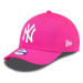 Detská New Era 9Forty Youth MLB Basic New York Yankees cap Pink White