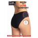 Dámské kalhotky - BIKINI RIB ULTRA COMFORT černá M