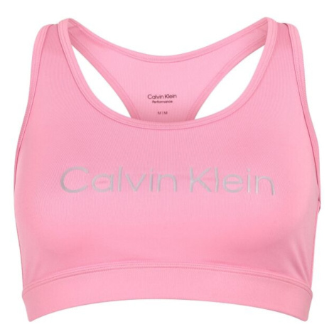 Calvin Klein MEDIUM SUPPORT SPORTS BRA Dámska podprsenka, ružová, veľkosť