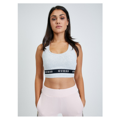 Light Grey Brindle Sports Bra Guess Aline - Women