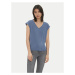 Vero Moda Tričko Filli 10247666 Modrá Regular Fit