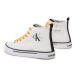 Calvin Klein Jeans Plátenky High Top Lace-Up Sneaker V3X9-80569-0890 S Biela