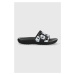 Šľapky Crocs Classic Dice Print Slide dámske, čierna farba, 208769