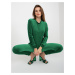 Green velour set with trousers from Brenda RUE PARIS