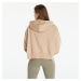 Mikina Nike NSW Women's Oversized Jersey Pullover Hoodie Hemp/ White