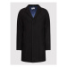 Selected Homme Vlnený kabát Hagen 16081403 Čierna Regular Fit