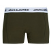 JACK & JONES Boxerky  námornícka modrá / tmavosivá / kaki / čierna