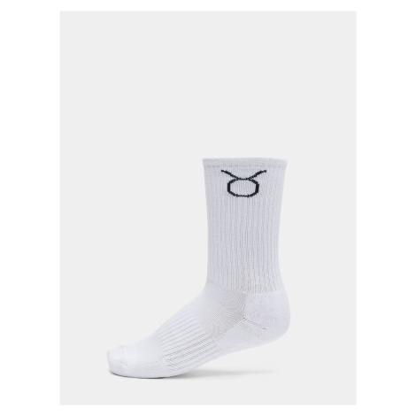 Taurus white zodiac socks