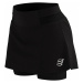 Compressport Performance Skirt W Black Bežecké kraťasy